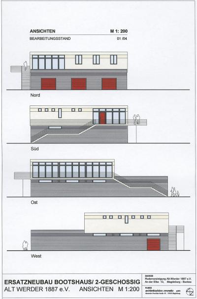 Entwurf neues Bootshaus (2004)